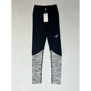Endeavor Athletic Power Up Leggings Womens Small Black Gray Full Length